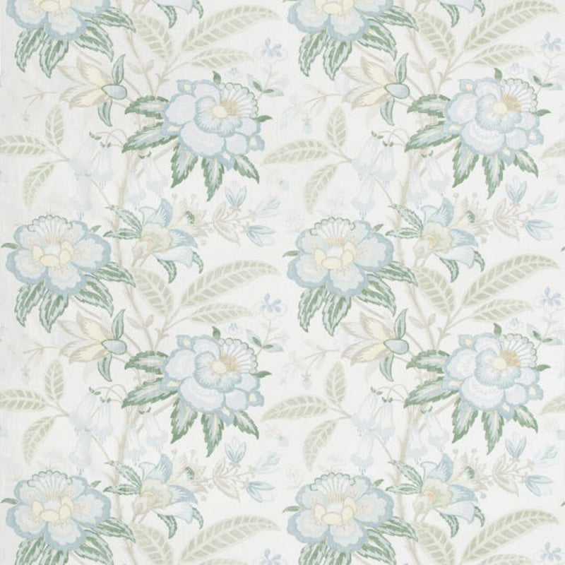 Lee Jofa Davenport Print Sea Mist Fabric Sample 2017164.153.0