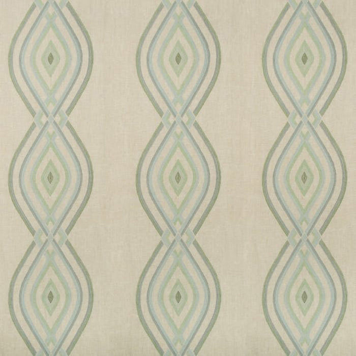 Lee Jofa Ora Embroidery Mist Fabric Sample 2017172.123.0
