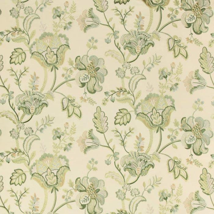 Lee Jofa Bradford Emb Greenery Fabric Sample 2017174.233.0