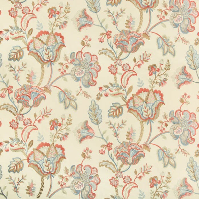Lee Jofa Bradford Emb Petal/Capri Fabric Sample 2017174.57.0