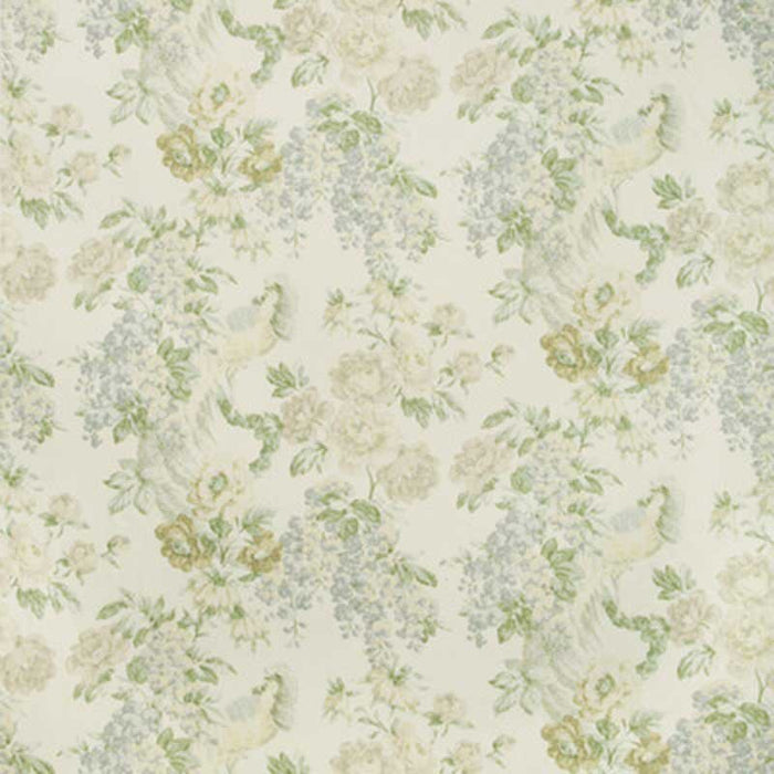 Lee Jofa Montecito Floral Sky/Green Fabric Sample 2018139.315.0