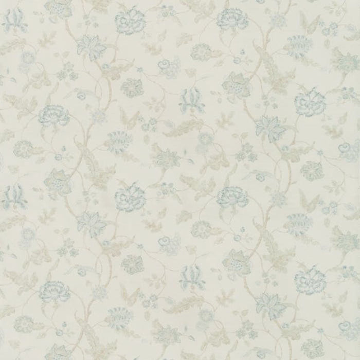 Lee Jofa Avignon Print Aqua/Sage Fabric Sample 2018142.113.0