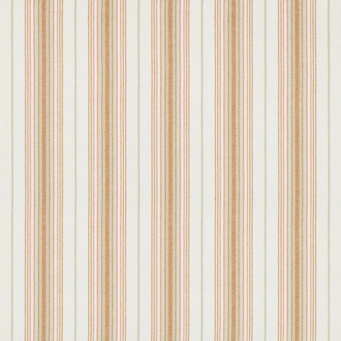 Lee Jofa Cassis Stripe Tangerine Fabric Sample 2018147.112.0