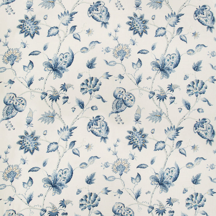 Lee Jofa Hollin Print Indigo Fabric Sample 2019105.150.0
