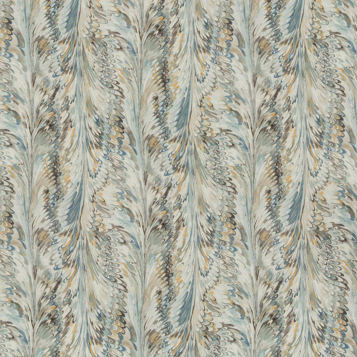 Lee Jofa Taplow Print Sea Mist Fabric Sample 2019114.135.0