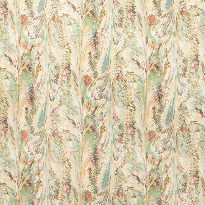 Lee Jofa Taplow Print Juniper/Petal Fabric Sample 2019114.137.0