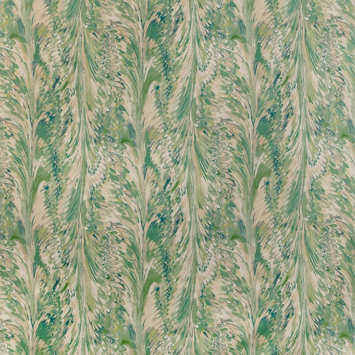Lee Jofa Taplow Print Jade/Leaf Fabric Sample 2019114.33.0