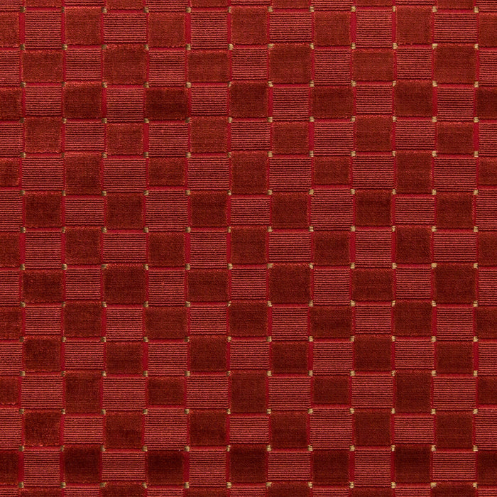 Lee Jofa Levens Velvet Ruby Fabric Sample 2019118.19.0