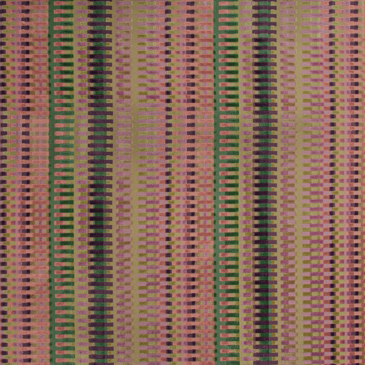 Lee Jofa Picket Multi/Plum Fabric Sample 2019153.103.0
