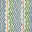 Christopher Farr Rick Rack Printed Embroidered Green Fabric