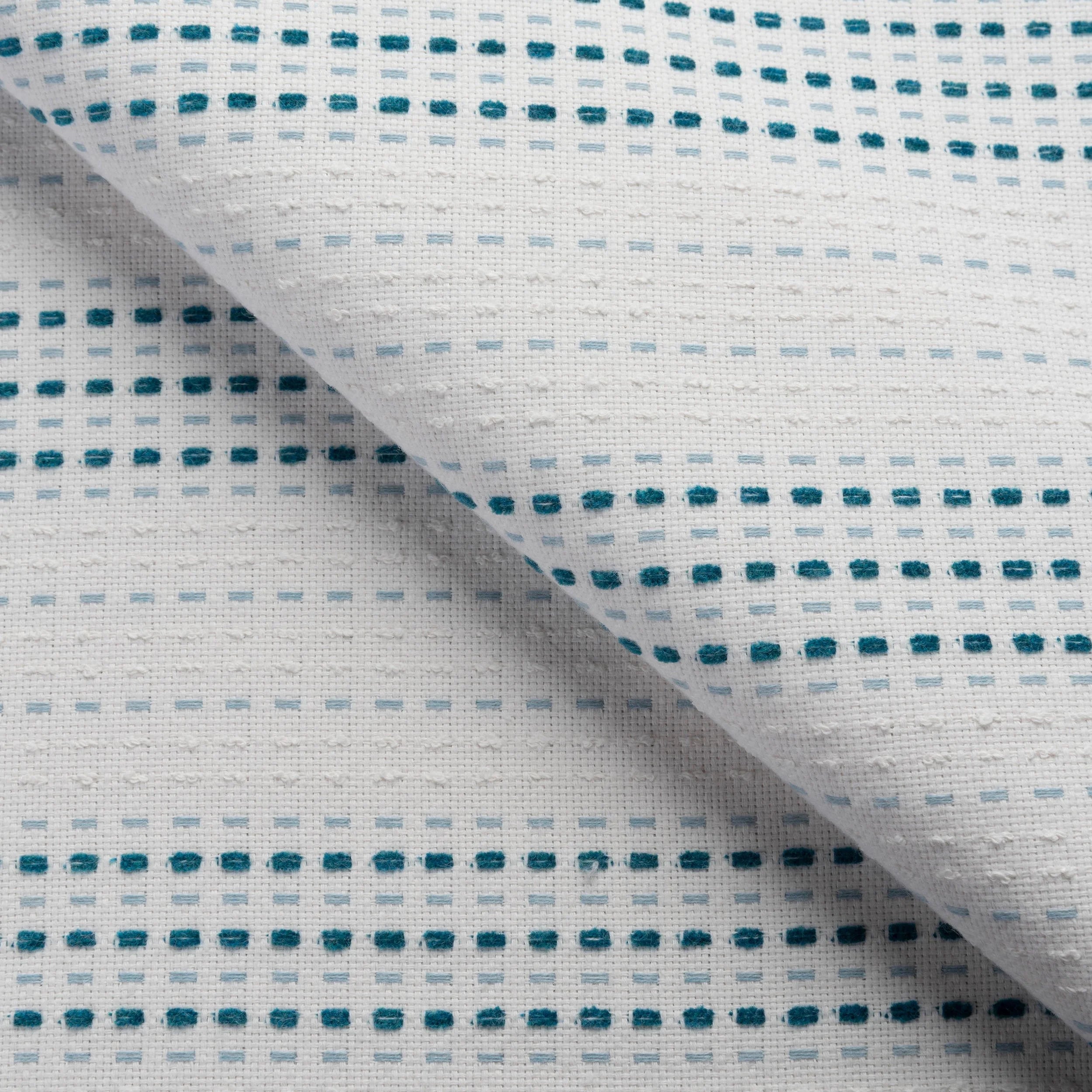 Link Outdoor Dash Teal Fabric Sample 202-46