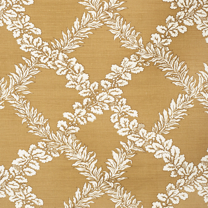 Lee Jofa Leaf Trellis Caramel Fabric Sample 2020138.164.0