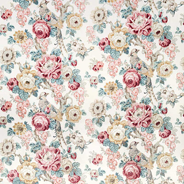 Lee Jofa Avondale Print Ruby/Spice Fabric Sample 2020181.954.0
