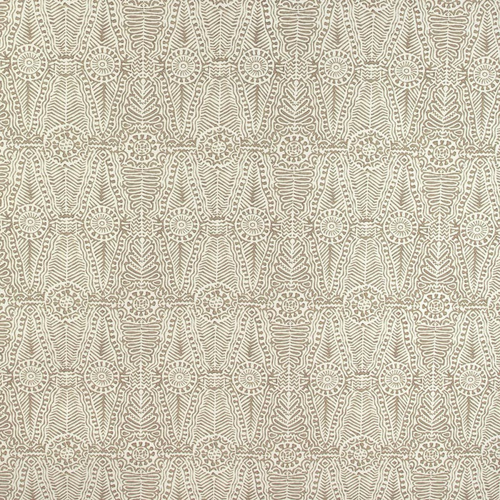 Lee Jofa Drayton Print Buff Fabric Sample 2020184.116.0