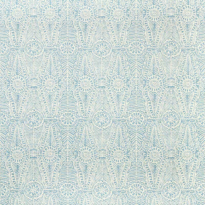 Lee Jofa Drayton Print Aegean Fabric Sample 2020184.13.0