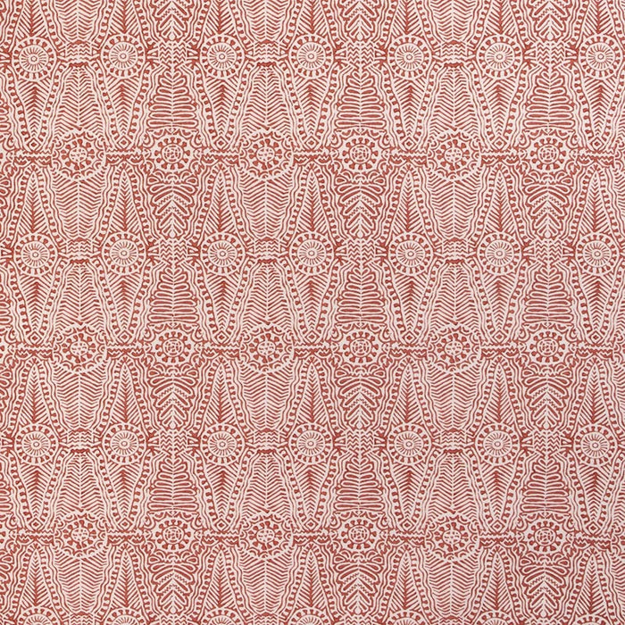 Lee Jofa Drayton Print Rust Fabric Sample 2020184.24.0