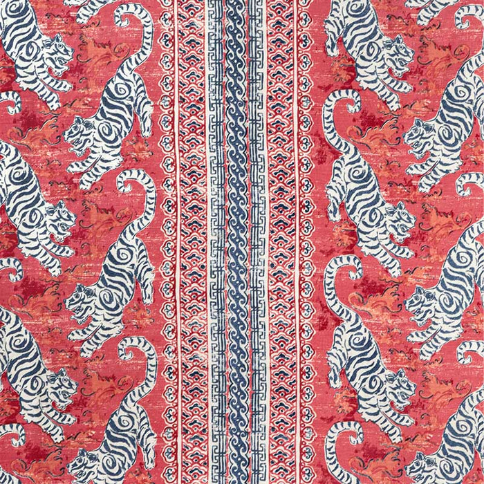 Lee Jofa Bongol Print Poppy Fabric Sample 2020197.195.0