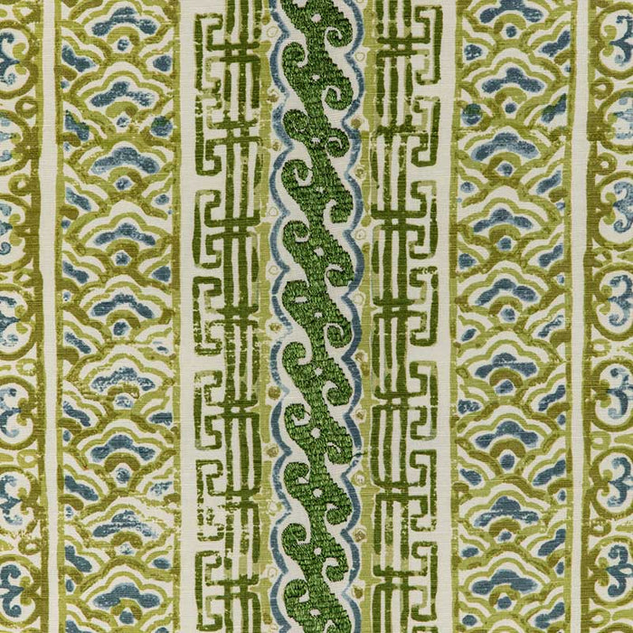Lee Jofa Bongol Print Kiwi Fabric Sample 2020197.235.0