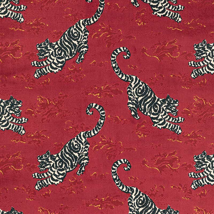 Lee Jofa Bongol Velvet Crimson Fabric Sample 2020200.198.0