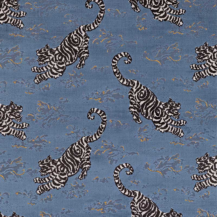 Lee Jofa Bongol Velvet Sapphire Fabric Sample 2020200.58.0