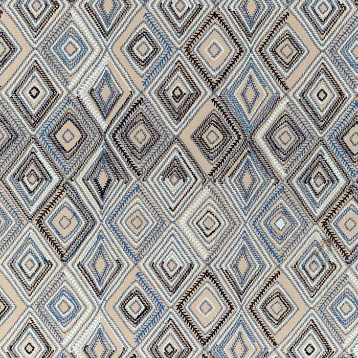 Lee Jofa Bowen Embroidery Denim Fabric Sample 2020208.505.0