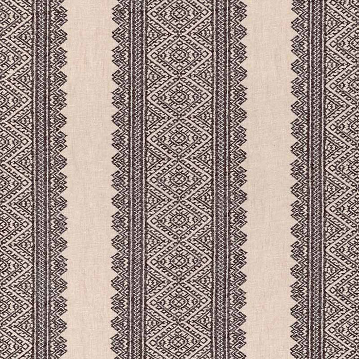 Lee Jofa Avon Embroidery Smoke Fabric Sample 2020211.68.0