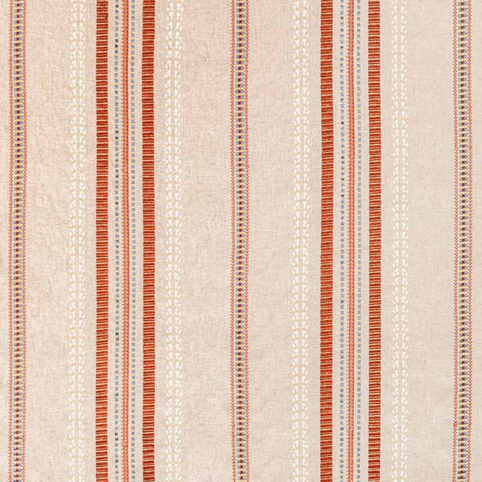Lee Jofa Nautique Emb Rust/Blue Fabric Sample 2020223.24.0