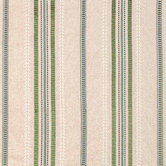 Lee Jofa Nautique Emb Green/Blue Fabric Sample 2020223.315.0
