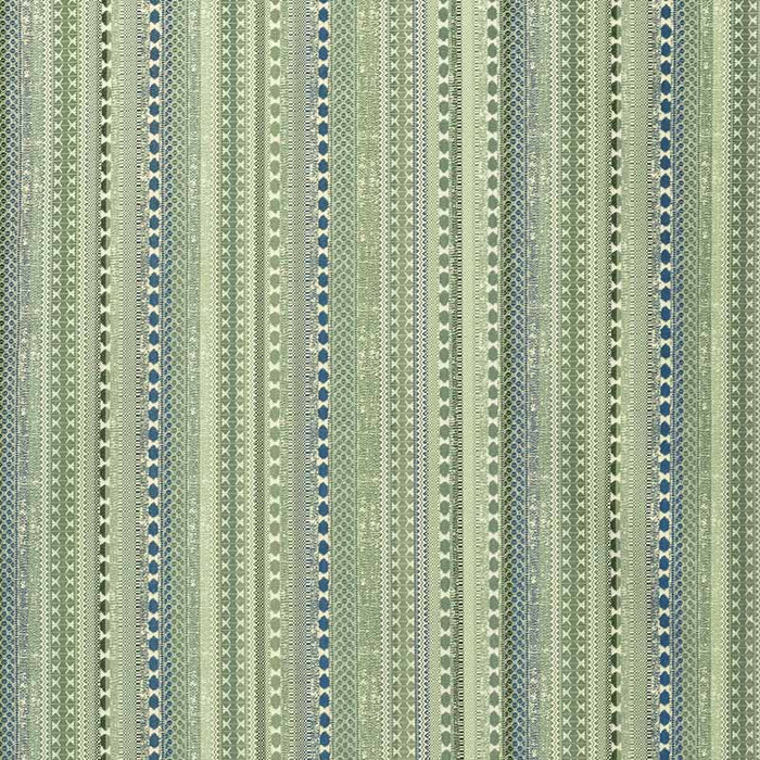 Lee Jofa Palmete Weave Aqua Fabric Sample 2021101.335.0