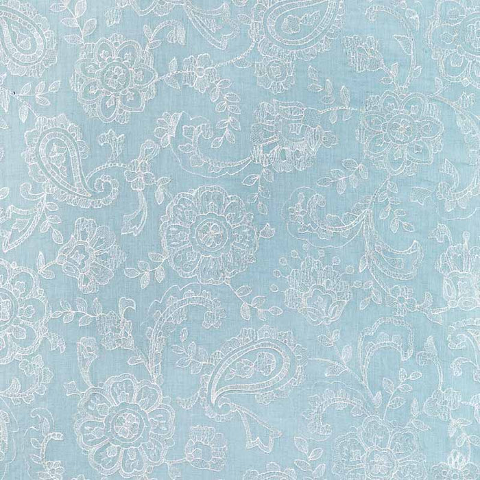 Lee Jofa Varley Sheer Sky Fabric Sample 2021128.15.0