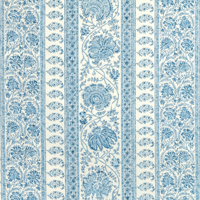 Lee Jofa Indiennes Stripe Delft Fabric Sample 2022106.5.0