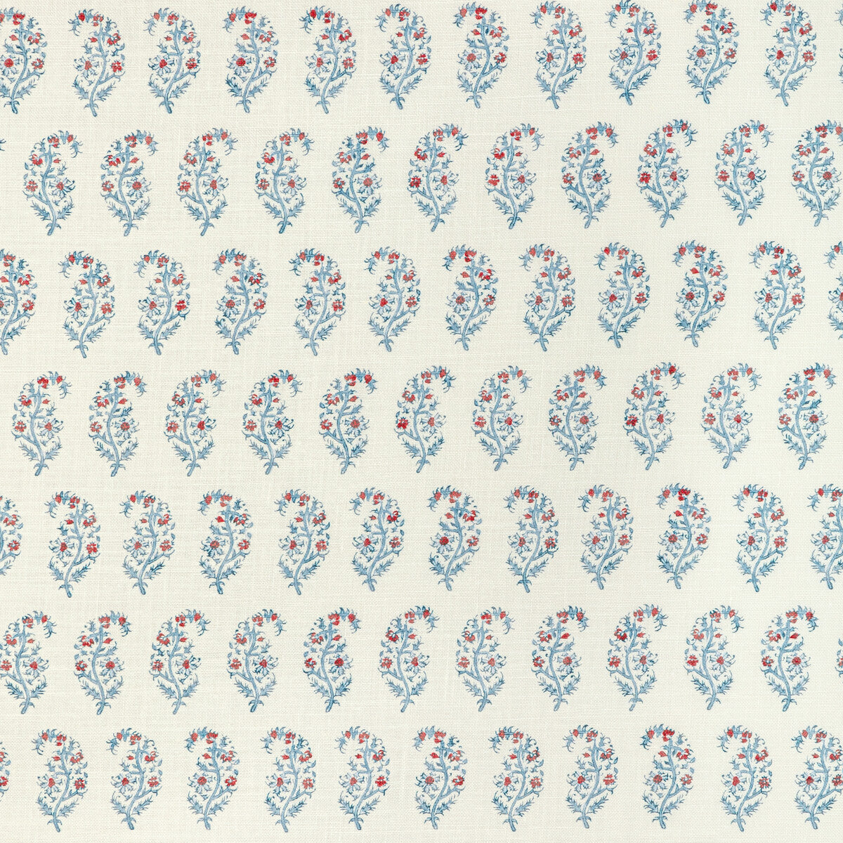 Lee Jofa Indiennes Paisley Berry Fabric Sample 2022107.195.0