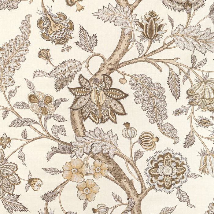 Lee Jofa Palampore Print Stone Fabric Sample 2022109.1611.0