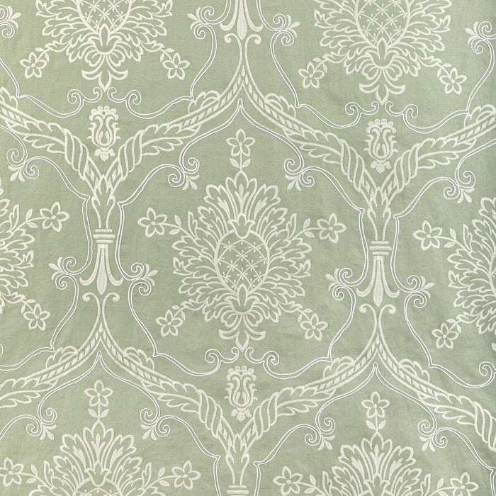 Lee Jofa Hayes Embroidery Celery Fabric Sample 2022110.123.0