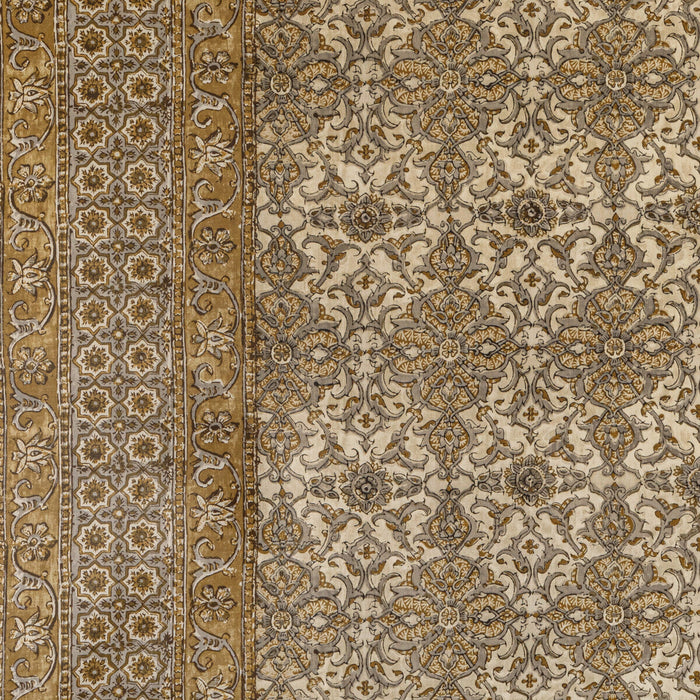 Lee Jofa Palmer Print Gold Fabric Sample 2022117.416.0