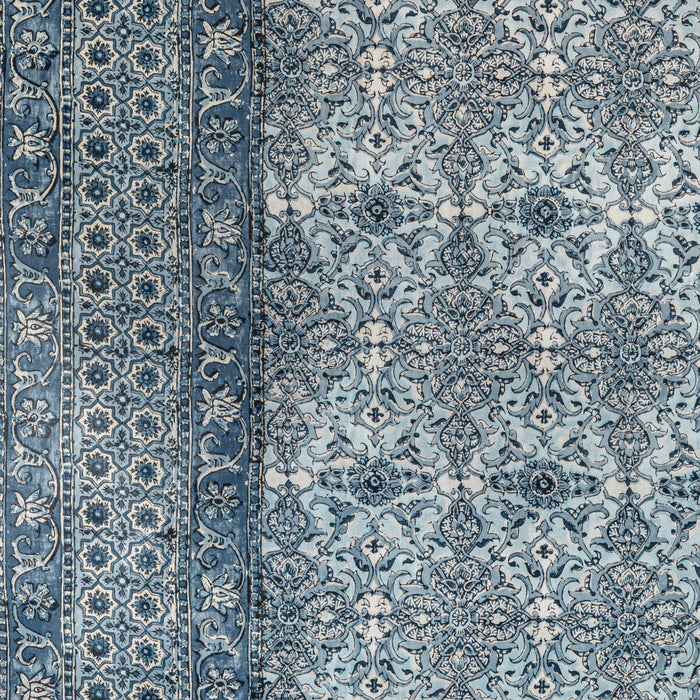 Lee Jofa Palmer Print Delft Fabric Sample 2022117.5.0