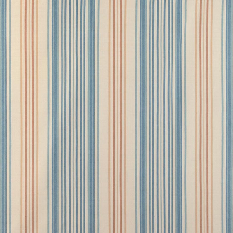 Lee Jofa Upland Stripe Azure Fabric Sample 2023104.516.0