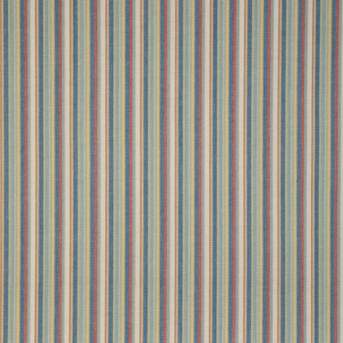 Lee Jofa Sandbanks Stripe Aqua/Gold Fabric Sample 2023105.354.0