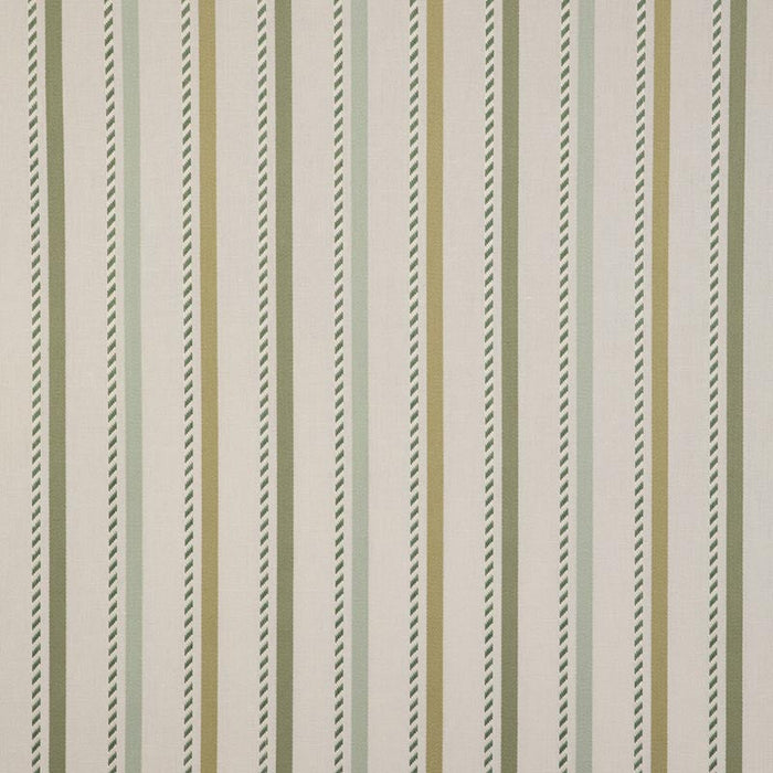 Lee Jofa Buxton Stripe Mist/Kiwi Fabric Sample 2023106.353.0