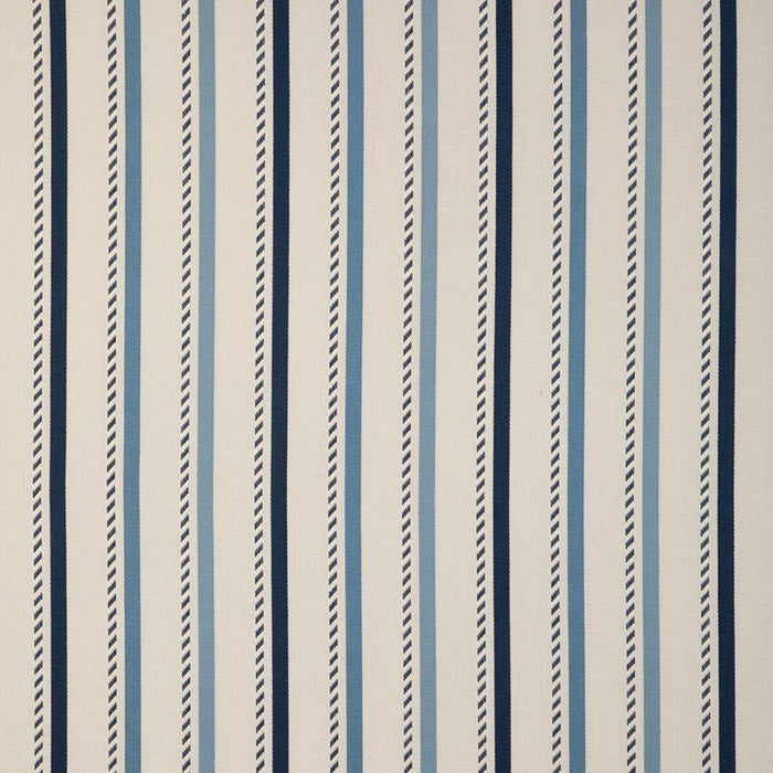 Lee Jofa Buxton Stripe Navy/Sky Fabric Sample 2023106.550.0