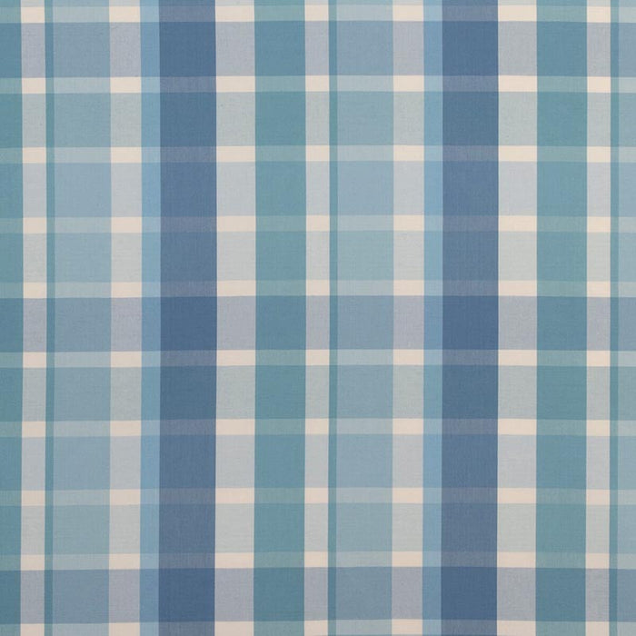 Lee Jofa Fisher Plaid Capri/Sky Fabric Sample 2023107.55.0