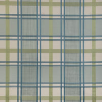 Lee Jofa Davies Plaid Aqua/Leaf Fabric 2023109.353.0