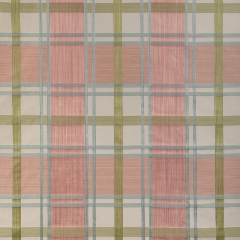 Lee Jofa Davies Plaid Petal/Kiwi Fabric Sample 2023109.73.0