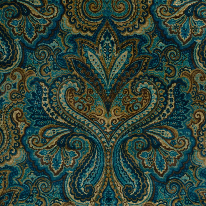 Lee Jofa Carswell Velvet Marine/Sky Fabric Sample 2023113.55.0