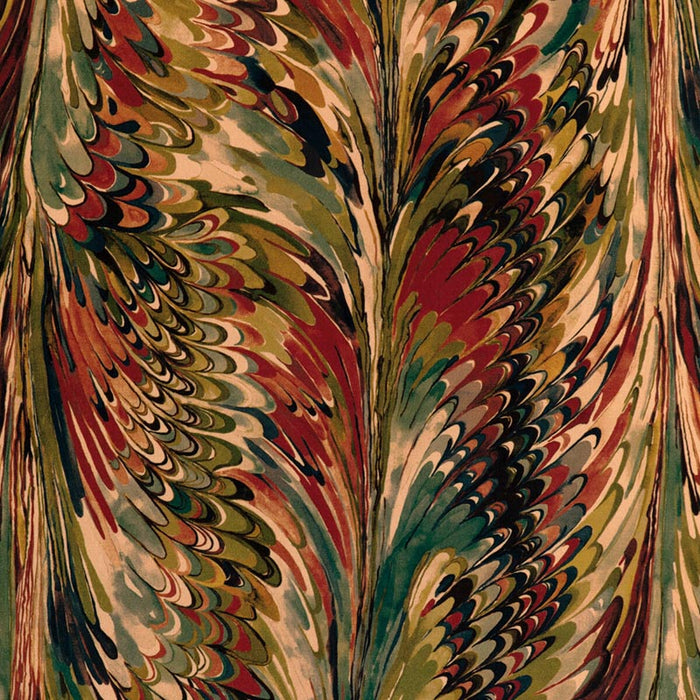 Lee Jofa Taplow Velvet Berry/Moss Fabric Sample 2023116.319.0