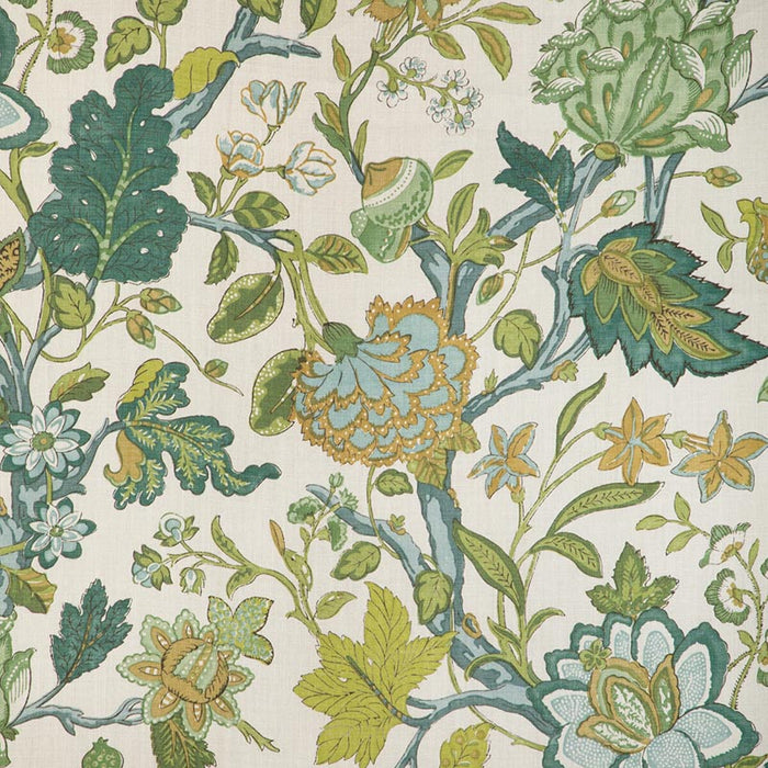 Lee Jofa Hazelwood Print Green Fabric Sample 2023121.335.0