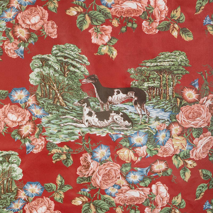 Lee Jofa Whippets Cotton Red Fabric Sample 2023125.19.0