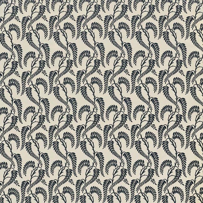 Lee Jofa Wisteria Navy On White Fabric Sample 2023134.51.0