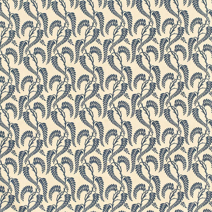 Lee Jofa Wisteria Ii Navy Beige Ln Fabric Sample 2023138.516.0