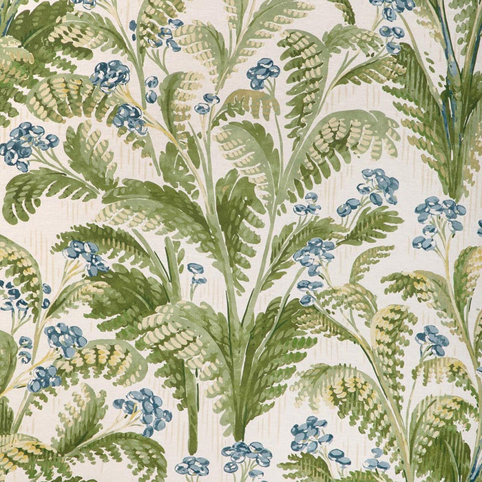Lee Jofa Pashley Print Denim Fabric Sample 2023140.350.0